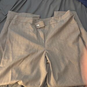 LOFT Taupe Wool Blend Pants